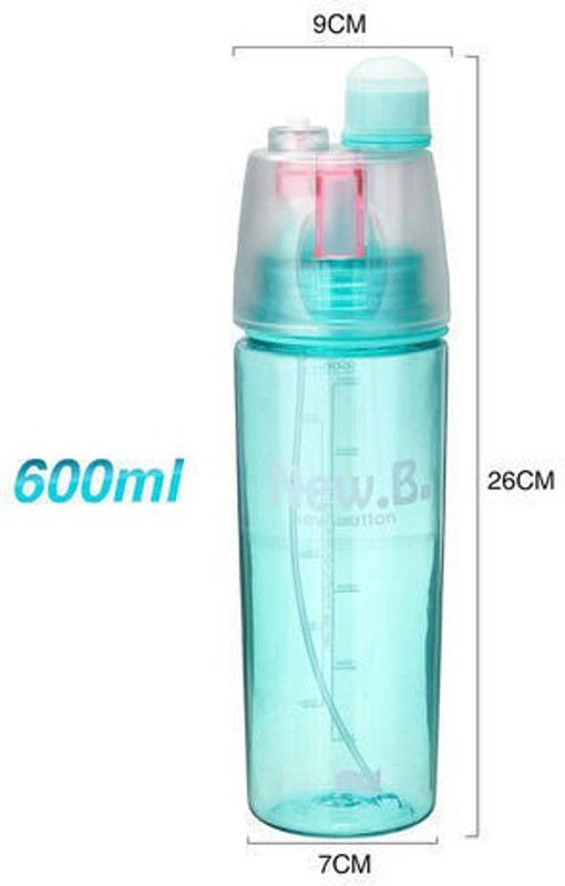 vennar gym Shaker Bottle 600 ml Shaker(Pack of 1, Multicolor, Red, Green, Blue, Pink, Yellow)