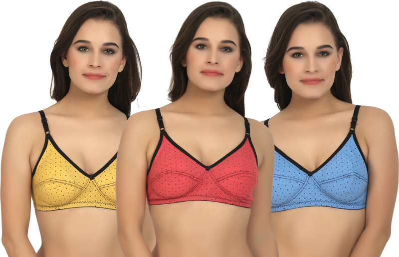 sofiyaa bysofiyaa Premium Women Full Coverage Non Padded Bra(Multicolor)