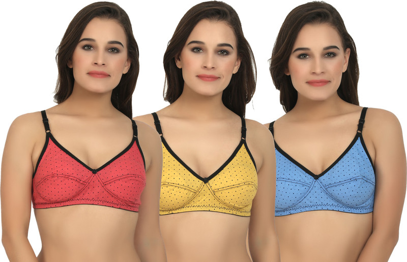 sofiyaa bysofiyaa Premium Women Full Coverage Non Padded Bra(Multicolor)