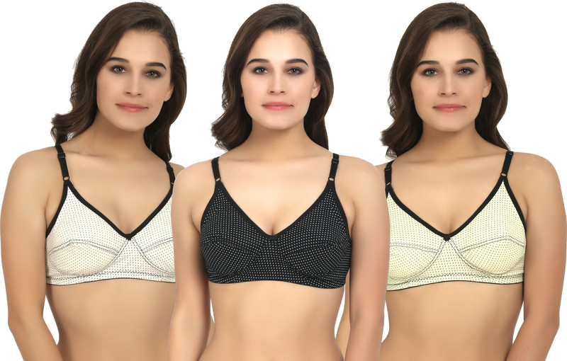 sofiyaa bysofiyaa BRA Women Full Coverage Non Padded Bra(Multicolor)