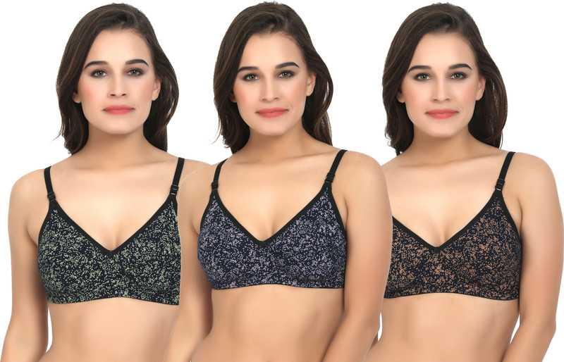 sofiyaa bysofiyaa Premium Women Full Coverage Non Padded Bra(Multicolor)