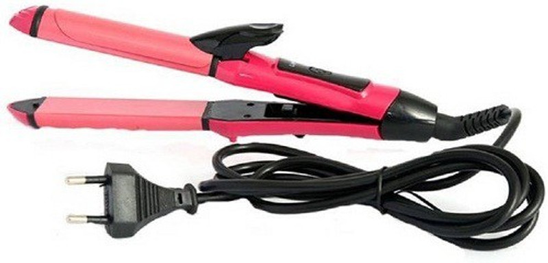 Hiren Paris HAIR STARAIGHRENER Hair Straightener(Pink, CABAL COLOR BLACK)