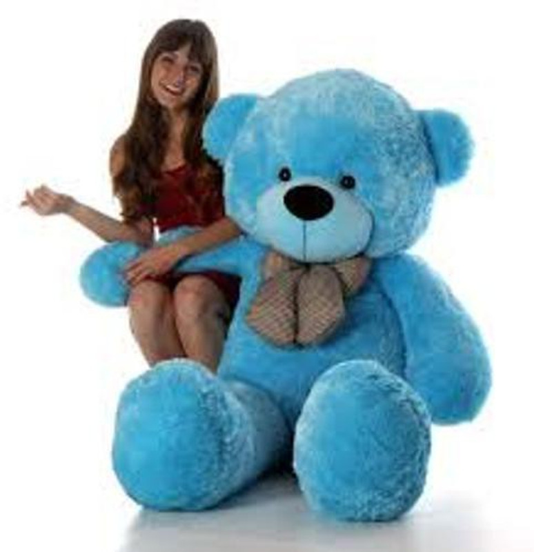 omex teddy bear blue 5 ft  - 152 cm(Blue)