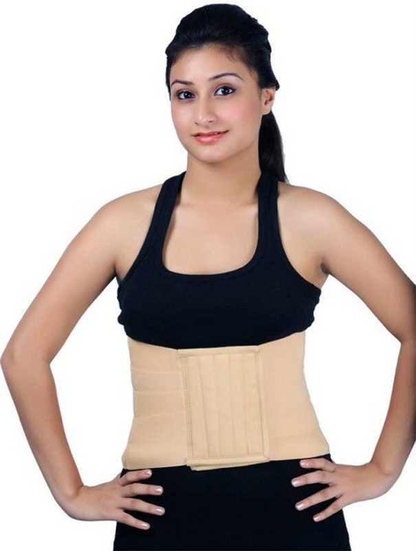 zedoff skinunisex lumbar Back Pain Slip Disc Post care Fracture Injuries Back Support(Beige)