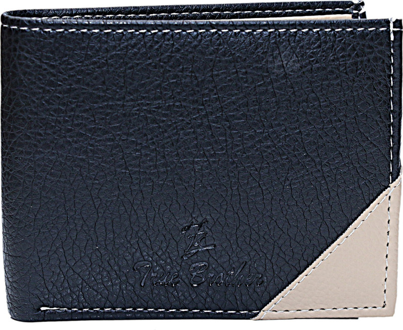 true brother Boys Black Artificial Leather Wallet(5 Card Slots)