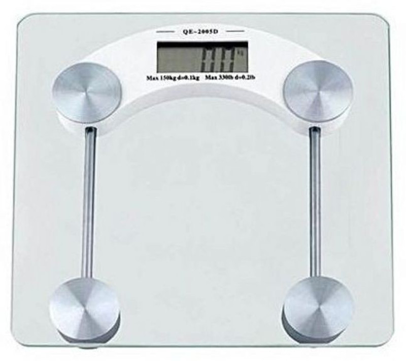 venja Digital Glass Bathroom Scale with LCD Display Weighing Scale(Transparent) venja Digital Glass Bathroom Scale with LCD Display Weighing Scale(Transparent)