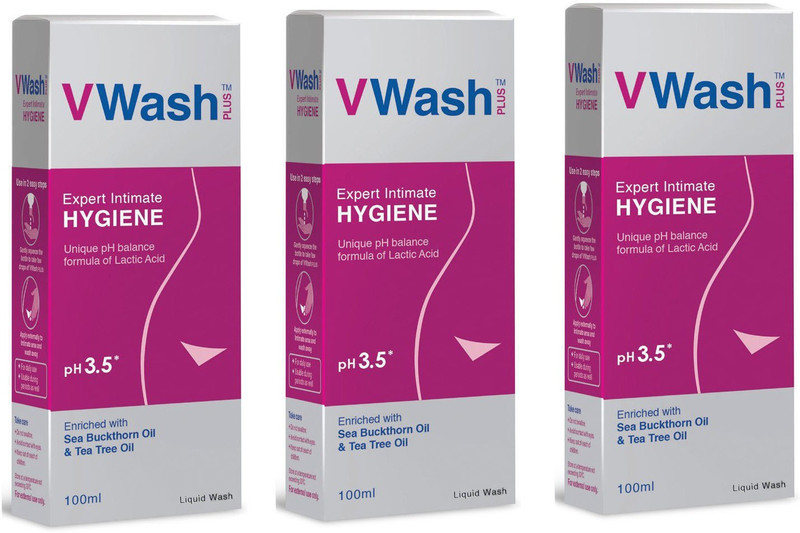 vwash Intimate Hygiene Wash - 300 ml (Pack of 3) Intimate Wash(300 ml)