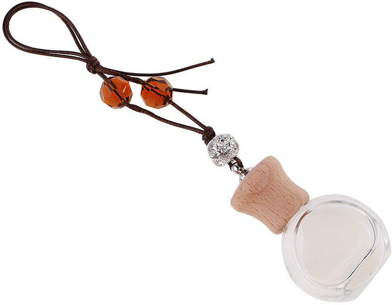 nasim Zulfikar Car Hanging Perfume Fragrance Glass Bottle With One Refill Car Hanging Ornament(Pack of 2)