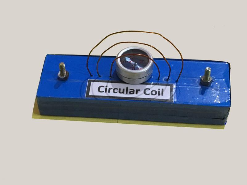 project hub Magnetic field due to a current in a circular coil | Educational Electronic Hobby Kit