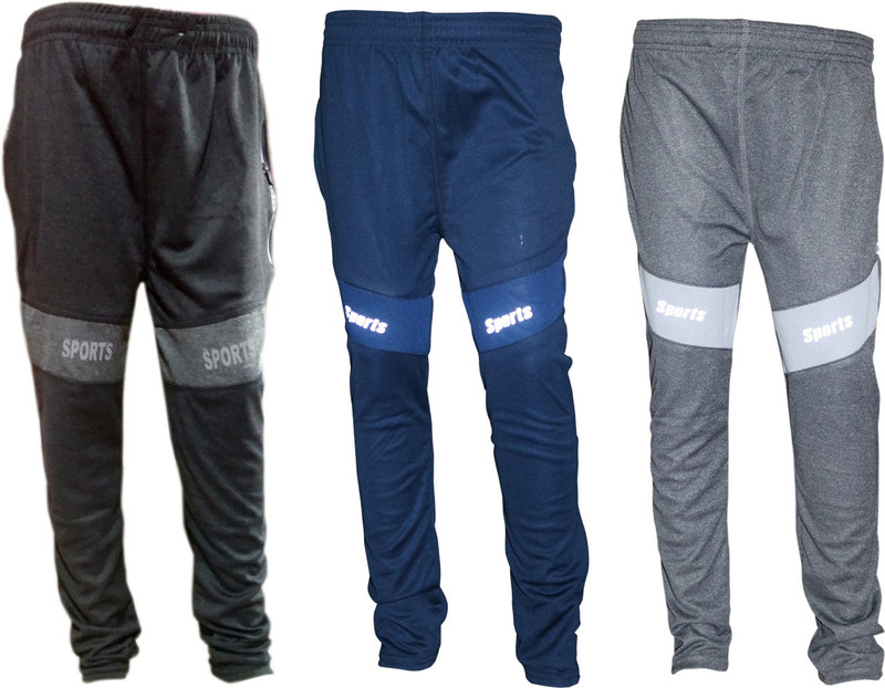 uhhlala Track Pant For Boys(Multicolor, Pack of 3)