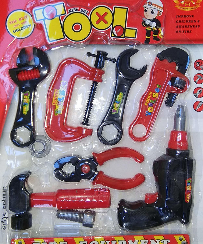 toyuniverse kids Engineering Tool Set, Tool Kit Set Toys for Kids and Children