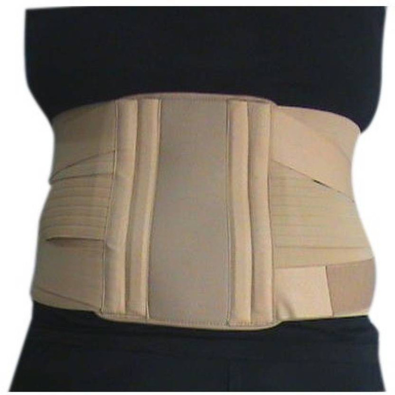 zedoff perfect health care skin pain Belt Slip Disc Fracture Injuries Lumbar Support Back Support(Beige)