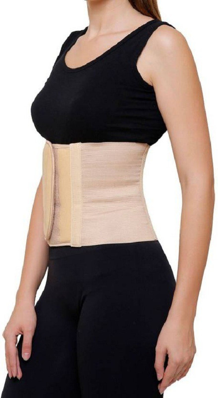 zedoff unisex fit health care skin pain Belt Slip Disc Fracture Injuries Lumbar Back Support(Beige)