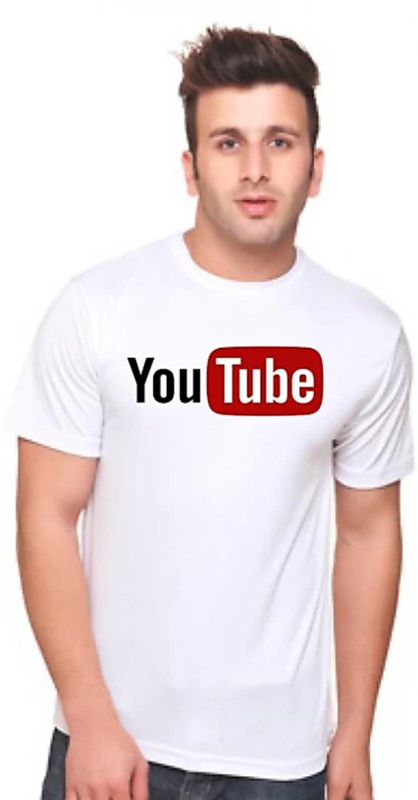 uziva Printed Men Round Neck White T-Shirt