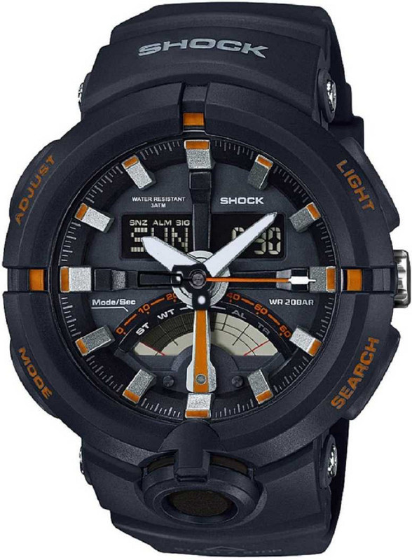 fearx SN055 Shock Resistance Day and Date Chronograph Macho Man Dual Color Golden Black Analog-Digital Watch - For Men & Women Analog-Digital Watch  - For Men & Women