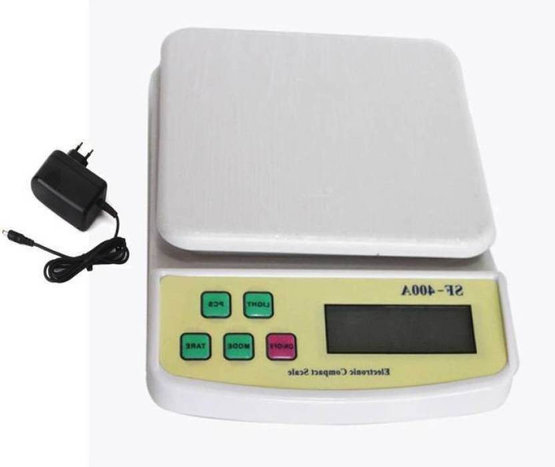 D-DEVOX Electronic Digital SF 400A 10 Kg Best Qualtiy And Highly Durable Kitchen Use Weighing Scale(White)