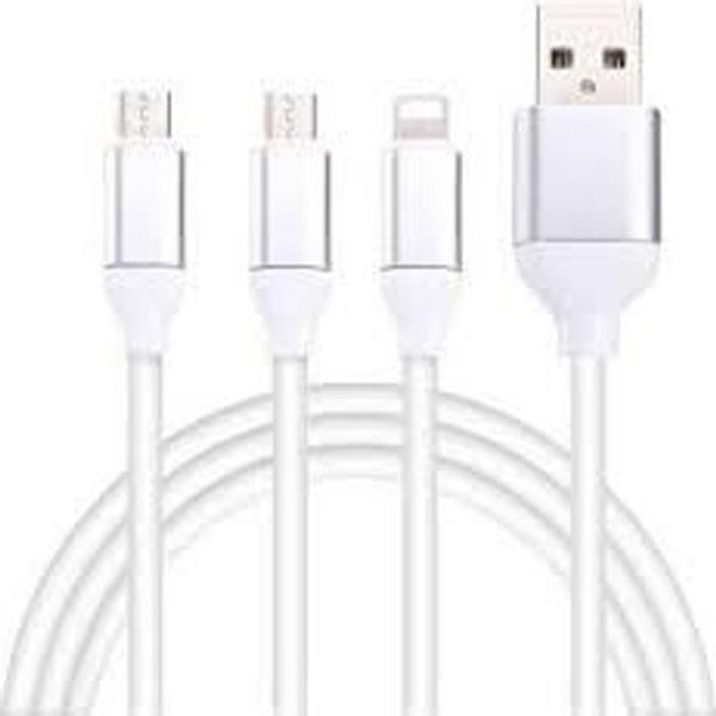 yashi creation Android Data Charger Cable with Multiple Utility Super Fast Charging 1.5 m USB Type C Cable(Compatible with Android and Other Micro USB Supported Devices, White)