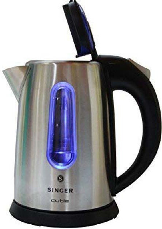 Singer Cutie 1-Litre Kettle (Steel) Electric Kettle(1 L, Silver, Black)