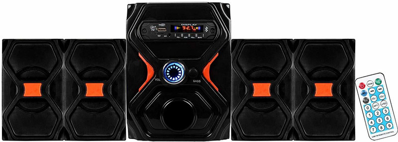 classic gold Bahubali Multimedia Home Audio Sound System with Bluetooth FM,USB and Aux Connectivity (Black, 4.1 Channel) & Also Includes A (Card Reader) 4.1 Home Cinema(Tower Speaker, Floor-standing speakers)