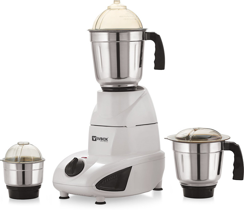iVBOX IV-TurboTech MG-750 TurboTech with 3 Stainless Steel Jars Watt- 750 Juicer Mixer Grinder(White, 3 Jars) iVBOX IV-TurboTech MG-750 TurboTech with 3 Stainless Steel Jars Watt- 750 Juicer Mixer Grinder(White, 3 Jars)