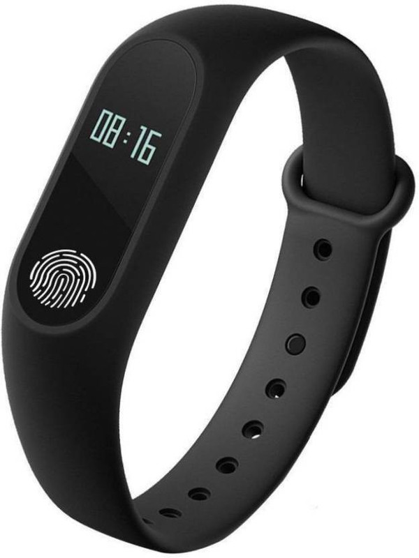 duzberry M2B07 Fitness Smart Band(Black Strap, Size : Free-Size)
