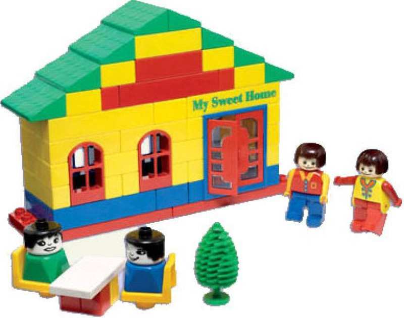Peacock Kinder Blocks Home Sweet home(Multicolor)
