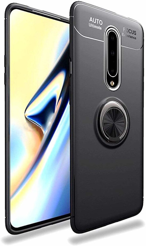 exotic flourish Back Cover for oneplus 7 pro, one plus 7 pro(black, Silicon)