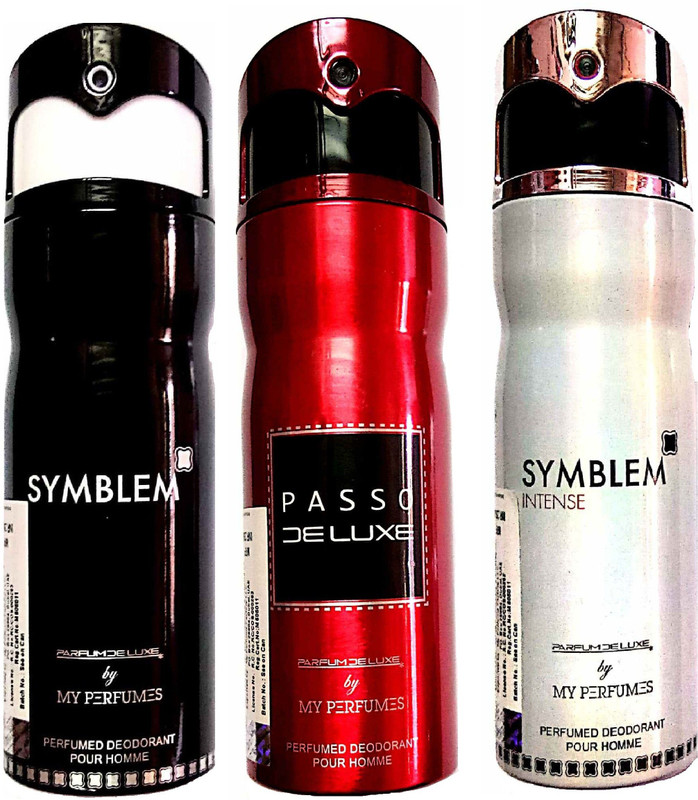Buy MY PERFUMES Passo Deluxe Symblem Symblem Intense Pack of 3