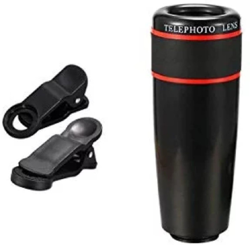 Navjot Enterprise Telescope Lens with 12x Zoom Lens for(Black, 100)