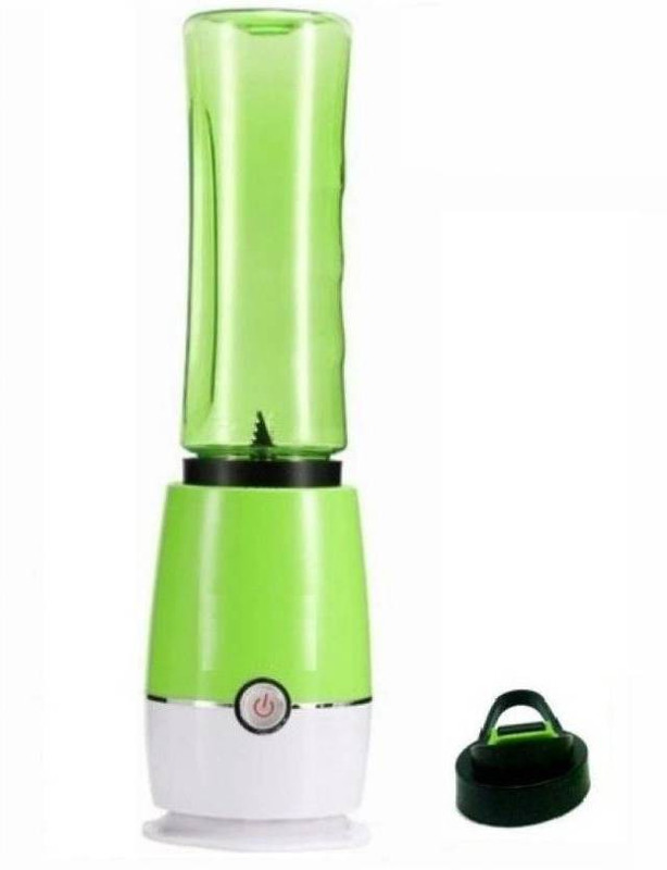 XSOURCE Shake N Take Juicer Grinder 180 220 Juicer Mixer Grinder(Green, 2 Jars)