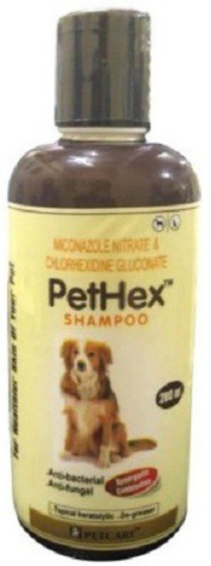 Pet Care Pethex Shampoo (200 ml) Anti-parasitic, Anti-microbial, Anti-itching Pethex Dog Shampoo(200 ml)