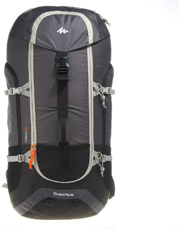 Quechua by Decathlon FORCLAZ 90L TRAVEL BACKPACK – DARK GREY Rucksack  - 90 L(Grey)