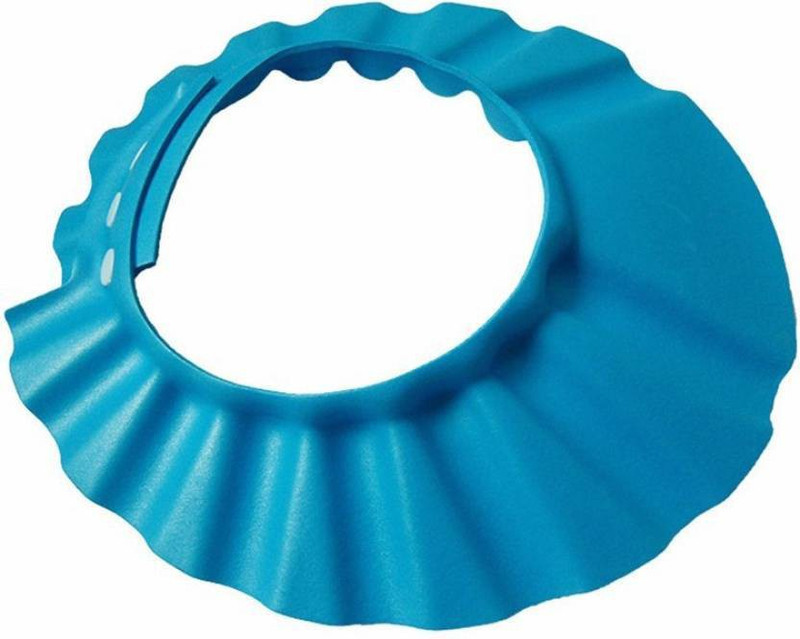 pgtreding Baby Kids Shampoo Bath Bathing Safe Soft Shower Button Closure Cap Hat Hair Shield