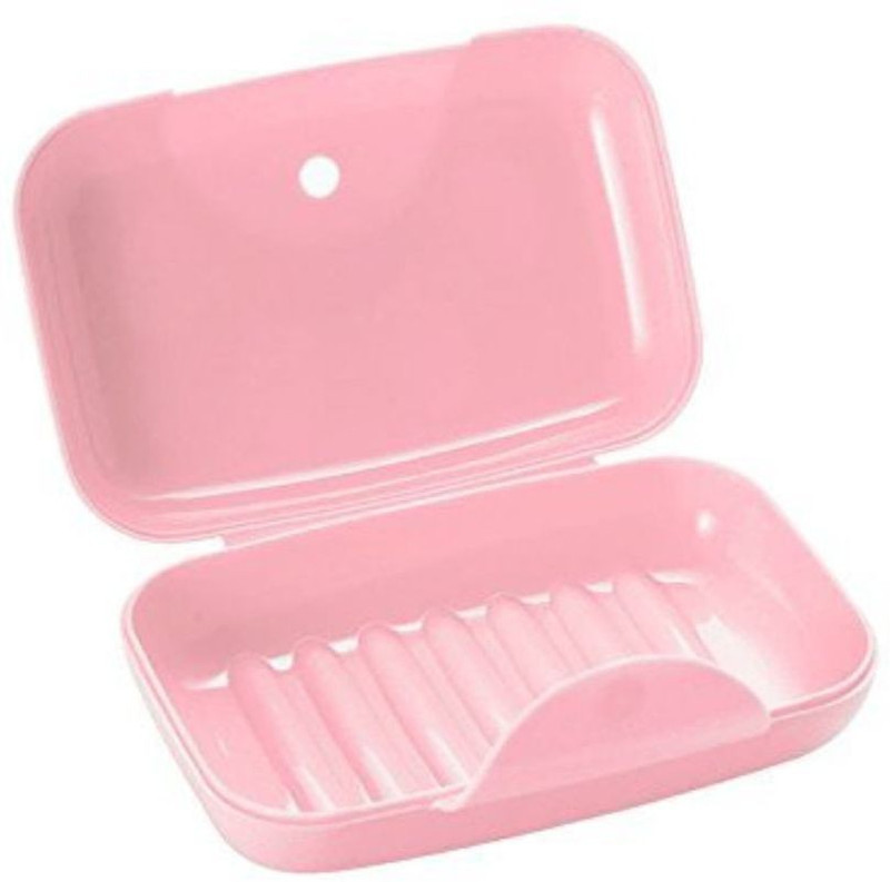 venja Leak-proof Travel Bathroom Soap Dish Box(Multicolor)