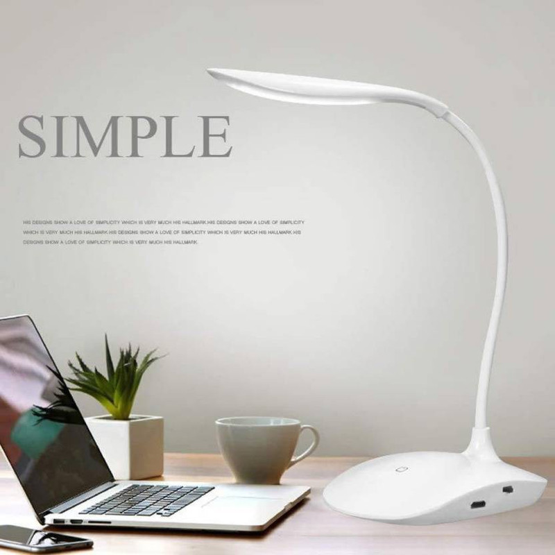 maruti design FASHION DESK Table Lamp(31, White)