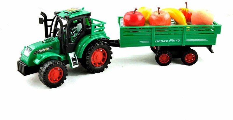 Buy NILU Tractor Trolley Toy for Kids, Tractor Toy, Truck for Kids with Various Type Real Looking Fruits(Multicolor) Online at desertcartJersey