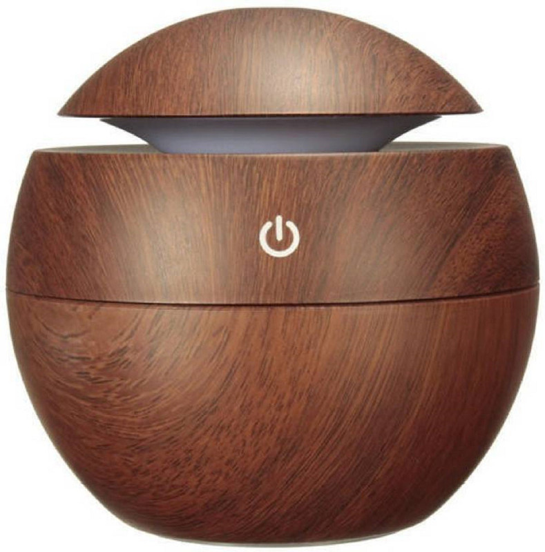JM SELLER Portable Wood Aromatherapy Humidifier Portable Room Air Purifier(Brown)