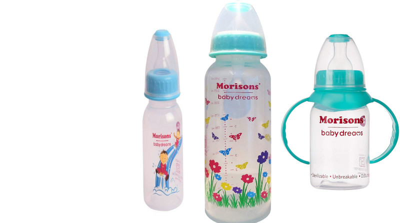 morisons Designer 125 ml , Royal 125 ml with handle, Flower Bottle with spoon 250 - 250125 ml(Multicolor)