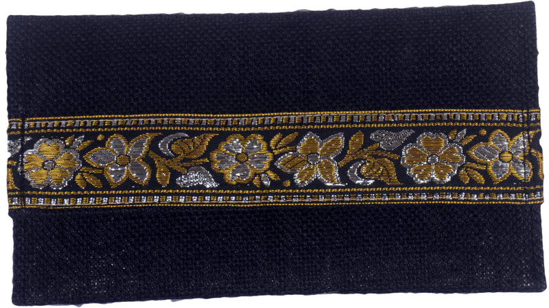 ecobirdz Casual Black  Clutch