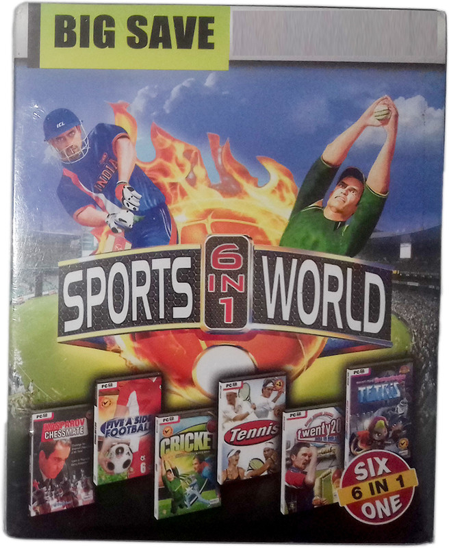 SPORTS WORLD 6 GAMES IN 1 CD(Code in the Box - for PC)