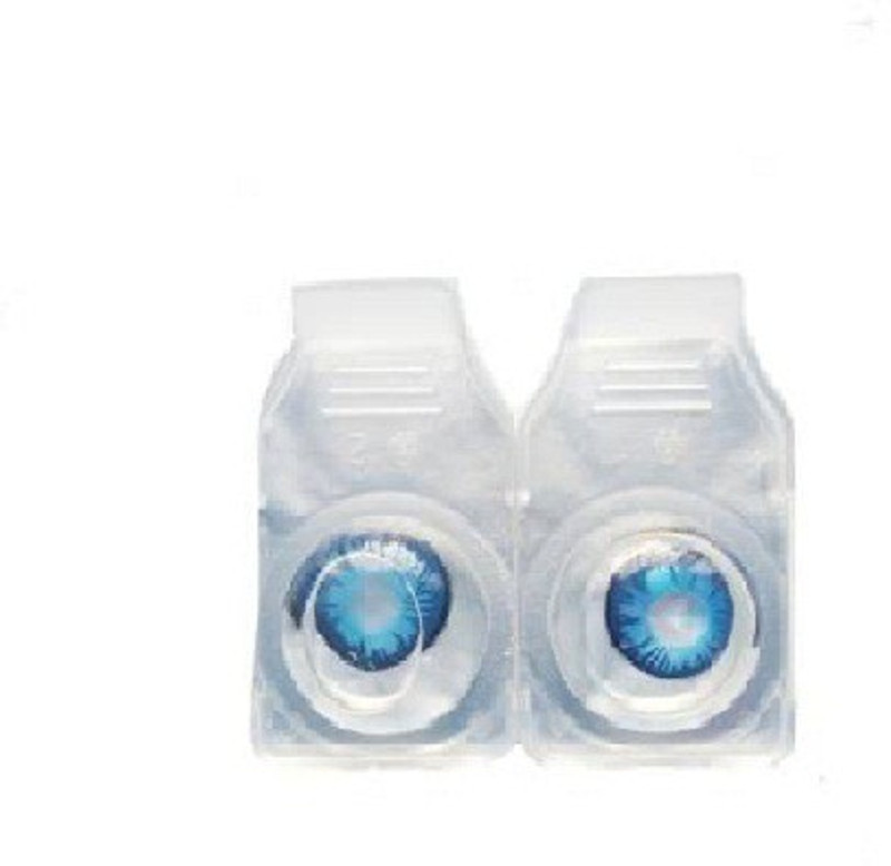 adwotiz Monthly Contact Lens Zeroo Power, Deep Blue Monthly(0, Colored Contact Lenses, Pack of 1)