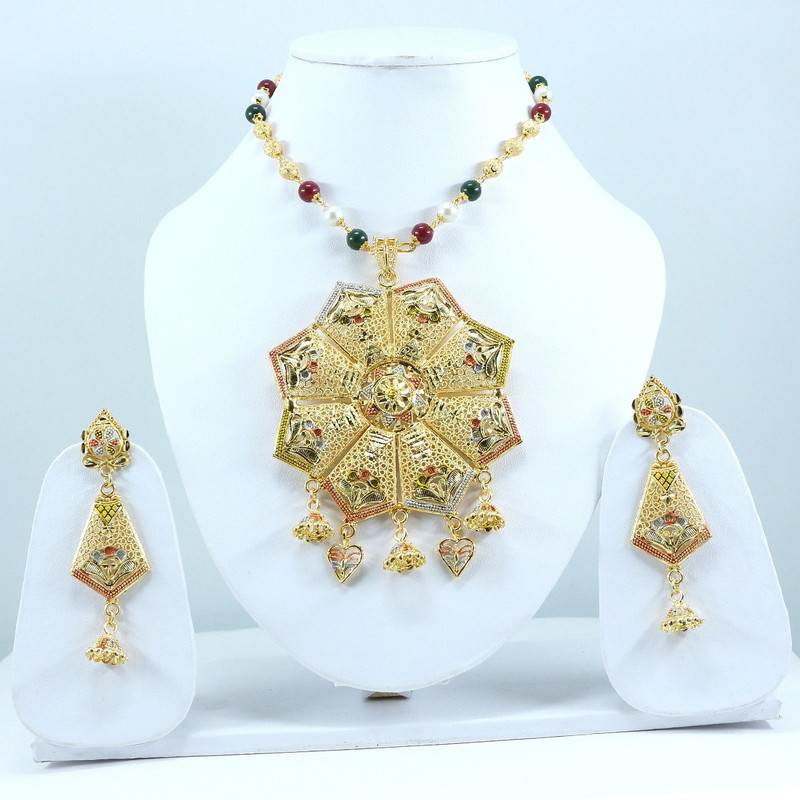 kala studio Brass, Alloy Jewel Set(Gold, Rose Gold)