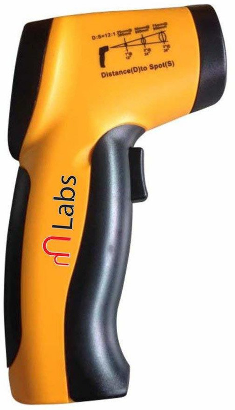 mLabs Digital IR Infrared Temperature Meter Gun Point 50~380 Degree Thermometer with Fork Kitchen Thermometer
