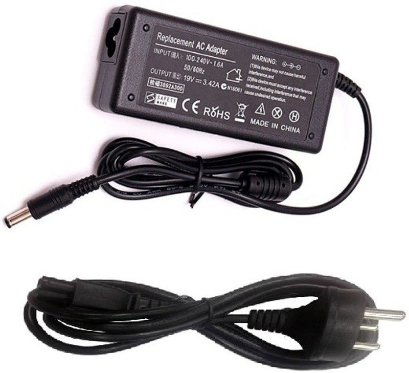 Laplogix B460 B570 E360 E680 19V 3.42A 65 W Adapter(Power Cord Included)
