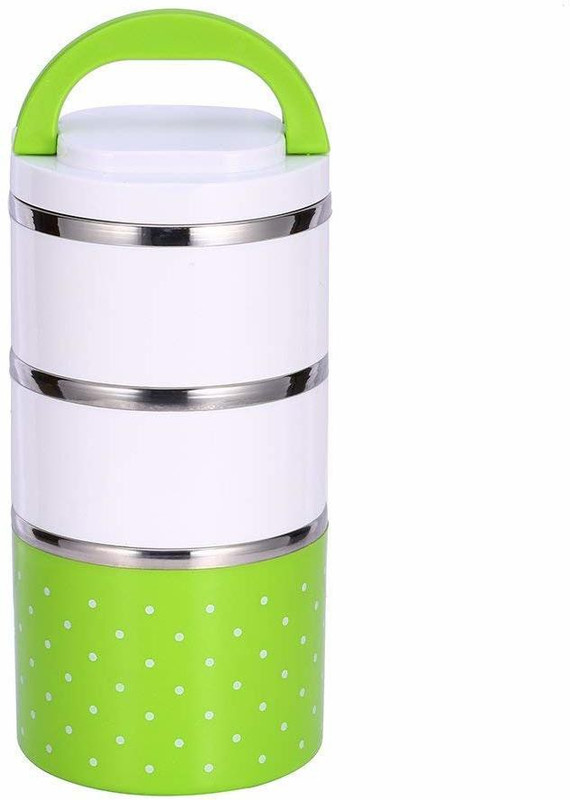 greeva 8 3 Containers Lunch Box(550 ml)