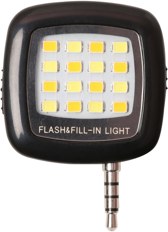 Tech-X 3 Selfie Flash(Adjustable Brightness Black)