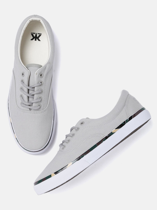 Kook N Keech Sneakers For Men(Grey