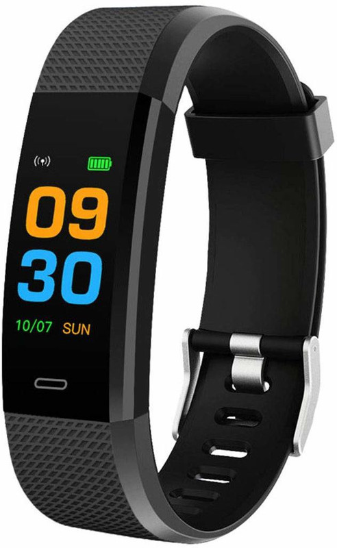 nextthink Smart Bracelet Fitness Tracker(Black Strap, Size : Regular)