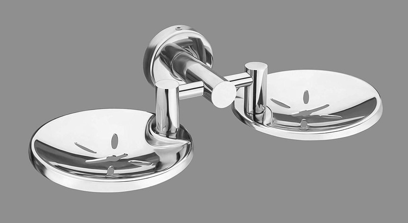 Kreyam's Double Soap Dish/Holder Washing Machine Soap Dispenser