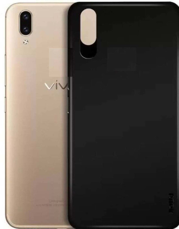 weargold Back Cover for Vivo V11 Pro(Black, Grip Case, Silicon)